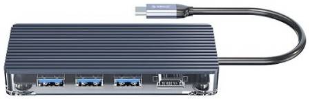 Концентратор USB 3.1 Orico WB-6TS-GY 3*USB 3.0, HDMI, TF/SD reader