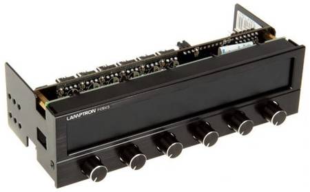 Панель управления Lamptron FC5 v3 LAMP-FC0053H 30Вт/канал х6, 16 вариантов подсветки, черная 969320807