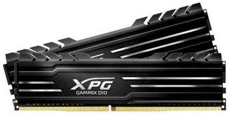 Модуль памяти DDR4 32GB (2*16GB) ADATA AX4U320016G16A-DB10 XPG GAMMIX D10 PC4-25600 3200MHz CL16 радиатор 1.35V