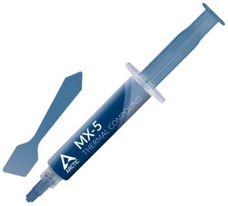 Термопаста ARCTIC MX-5 ACTCP00048A 8gr with spatula, 550 poise, 3.2 g/cmі, 250 V/mil, blue 969323393