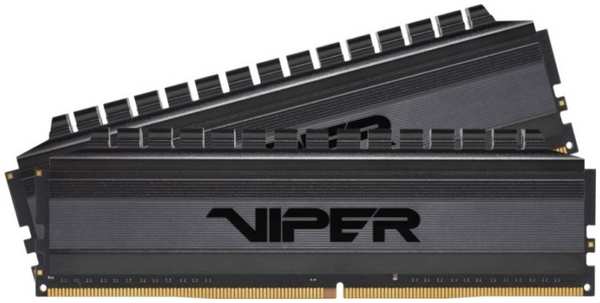 Модуль памяти DDR4 16GB (2*8GB) Patriot Memory PVB416G360C8K Viper 4 Blackout PC4-28800 3600MHz CL18 радиатор 1.35V retail 969323744