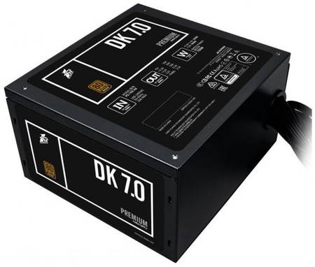 Блок питания ATX 1STPLAYER DK PREMIUM 7.0 PS-700AX 700W, APFC, 80PLUS BRONZE, 120mm fan 969323924