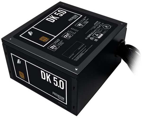 Блок питания ATX 1STPLAYER PS-500AX DK PREMIUM, 500W, 80 PLUS BRONZE, APFC, 120mm fan 969324731