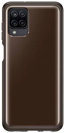 Чехол - накладка Samsung EF-QA125TBEGRU Soft Clear Cover A12, чёрный 969327556