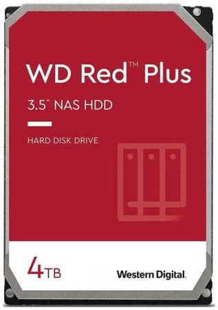 Жесткий диск 4TB SATA 6Gb/s Western Digital WD40EFZX WD Red Plus 3.5″ 5400rpm 128MB 969329383