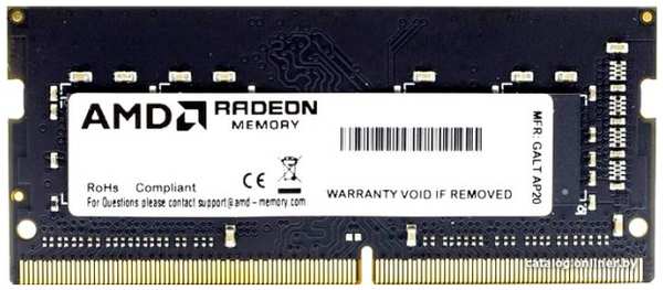 Модуль памяти SODIMM DDR4 16GB AMD R9416G3206S2S-U PC4-25600 3200MHz CL22 1.2V Retail 969329537