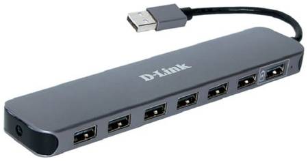 Разветвитель USB 2.0 D-link DUB-H7 7 x USB, черный 969329833