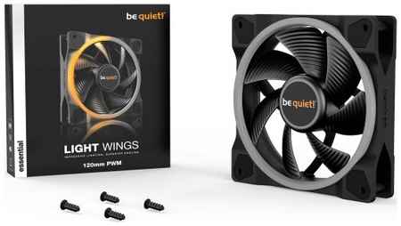 Вентилятор для корпуса Be quiet! Light Wings BL072 120mm, 1700rpm, 20.6dBa, 41.51-70.53CFM, 4-pin PWM 969330948