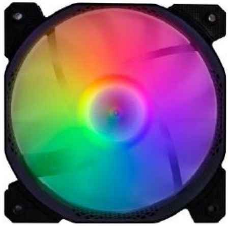 Вентилятор для корпуса 1STPLAYER F1-PLUS 140x140x25mm LED 5-color 1000rpm 3-pin bulk (Black) 969331296