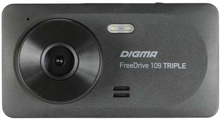 Видеорегистратор автомобильный Digma FreeDrive 109 TRIPLE FD109T черный (1117489) 969333633