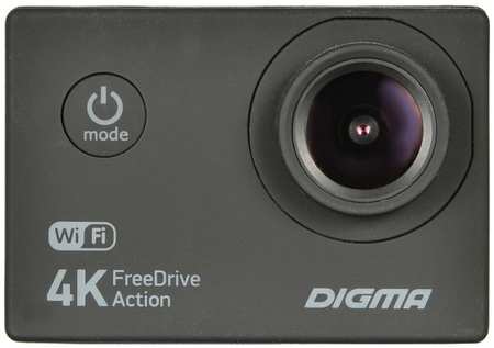 Видеорегистратор автомобильный Digma FreeDrive Action 4K WiFi FDAC4W черный (1132275) 969333740