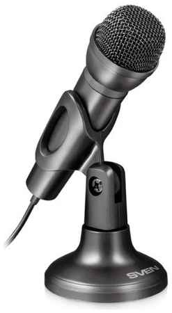 Микрофон Sven MK-500 SV-019051 черный, настольная стойка, 1.8м 969334160