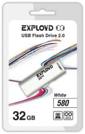 Накопитель USB 2.0 32GB Exployd EX-32GB-580-White 580, белый 969335314
