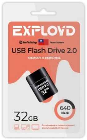 Накопитель USB 2.0 32GB Exployd EX-32GB-640-Black 640, чёрный 969335315