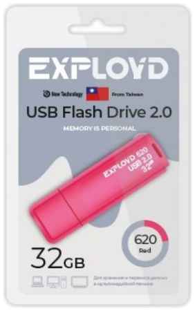 Накопитель USB 2.0 32GB Exployd EX-32GB-620-Red 620, красный 969335320