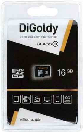 Карта памяти 16GB DiGoldy DG0016GCSDHC10-W/A-AD microSDHC Class 10 без адаптера 969335376
