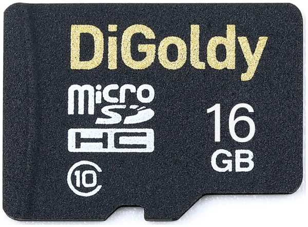 Карта памяти 16GB DiGoldy DG016GCSDHC10-AD microSDHC Class 10 + SD адаптер 969335378