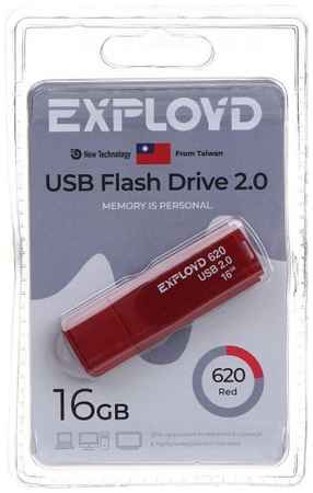 Накопитель USB 2.0 16GB Exployd EX-16GB-620-Red 620