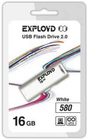 Накопитель USB 2.0 16GB Exployd EX-16GB-580-White 580, белый 969335397