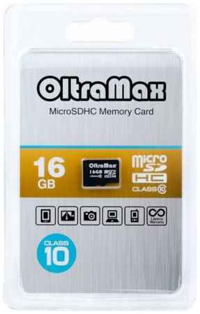 Карта памяти 16GB OltraMax OM0016GCSDHC10-W/A-AD microSDHC Class 10 без адаптера