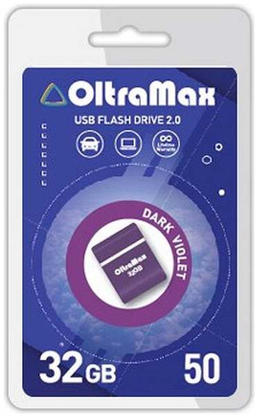 Накопитель USB 2.0 32GB OltraMax OM-32GB-50-Dark 50