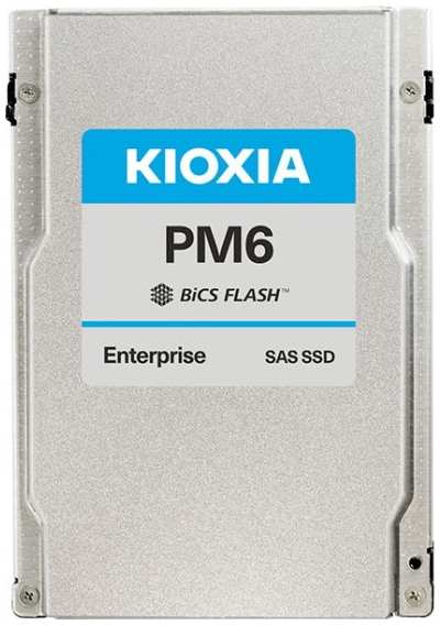 Накопитель SSD 2.5'' Toshiba (KIOXIA) KPM61VUG3T20 PM6-V 3.2TB SAS 24Gb/s BiCS FLASH TLC 4150/2450MB/s IOPS 595K/240K MTTF 2.5M 3DWPD 969335749