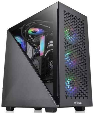 Корпус ATX Thermaltake Divider 300 TG Air CA-1S2-00M1WN-02 , без БП, окно из закаленного стекла, 2*120mm fan, Type-C , 2*USB 3.0, audio