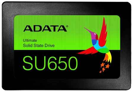 Накопитель SSD 2.5'' ADATA ASU650SS-512GT-R Ultimate SU650 512GB SATA 6Gb/s 3D TLC 520/450MB/s IOPS 40K/75K MTBF 2M 969338935