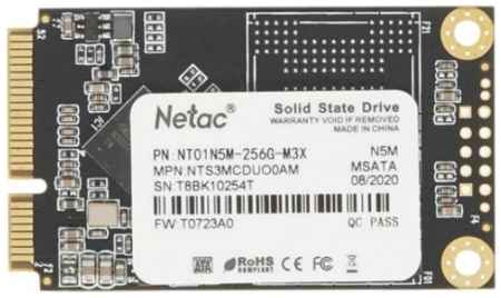Накопитель SSD mSATA Netac NT01N5M-256G-M3X N5M 256GB SATA 6Gb/s 3D NAND TLC 540/490MB/s 140TBW Retail 969338955