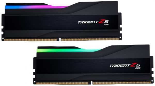 Модуль памяти DDR5 32GB (2*16GB) G.Skill F5-6000J3636F16GX2-TZ5RK Trident Z5 RGB black PC5-48000 6000MHz CL36 heatsink 1.35V 969339040