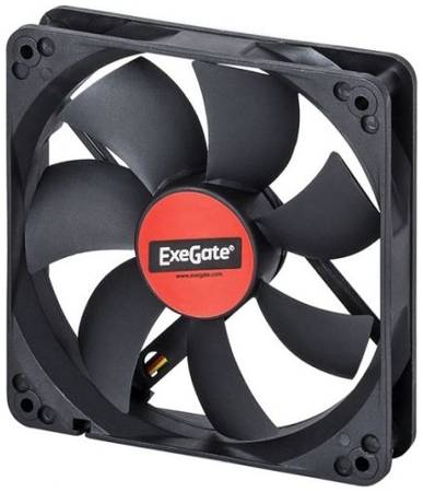 Вентилятор Exegate EX12025S3P EX166176RUS 120x120x25 мм, подшипник скольжения, 3pin, 1200RPM, 26dBA