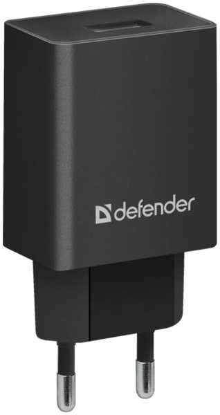 Зарядное устройство сетевое Defender EPA-10 83572 1xUSB, 5V/2.1А, пакет, черный 969341134