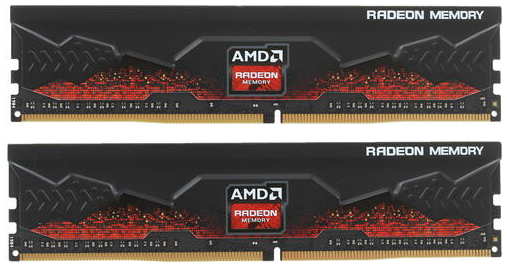 Модуль памяти DDR4 16GB (2*8GB) AMD R7S416G2400U2K PC4-19200 2400MHz CL16 1.2V RTL 969342171