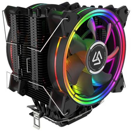 Кулер ALSEYE H120D LGA775/115x/1200/1366/2011/AM2/AM2+/AM3/AM3+/AM4/FM1/FM2 (Al+Cu, 120mm fan, 800-2000rpm, 18.3-45.2 CFM, 24.1-35.5 dBA, 4-pin PWM) R