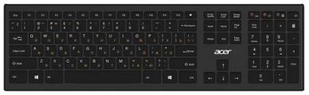 Клавиатура Acer OKR010 ZL.KBDEE.003 черный USB беспроводная slim Multimedia 969342418