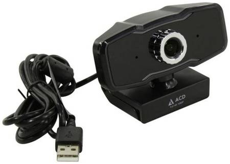 Веб-камера ACD ACD-DS-UC500 1920x1080, 2МПикс CMOS, 30 кадров в секунду, USB 2.0