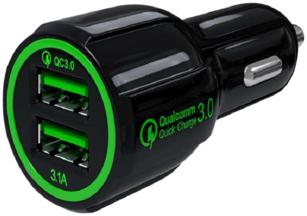 Зарядное устройство автомобильное Red Line AC2-30 УТ000015783 2 USB, Quick Charge 3.0