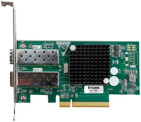 Сетевая карта D-link DXE-820S/A1A 2x10GBase-X SFP+, PCI-E