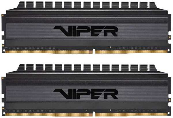 Модуль памяти DDR4 32GB (2*16GB) Patriot Memory PVB432G360C8K Viper 4 Blackout PC4-28800 3600MHz CL18 радиатор 1.35V