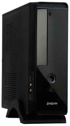 Корпус mATX Exegate MI-209-450W-8 Desktop, miniITX, БП M450 с вент. 8см, 2*USB, аудио, черный 969348394