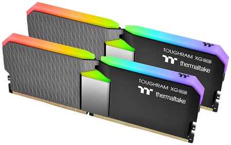 Модуль памяти DDR4 64GB (2*32GB) Thermaltake R016R432GX2-4000C19A TOUGHRAM XG RGB PC4-32000 4000MHz CL19 радиатор 1.35V RTL 969350674