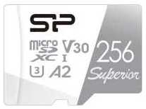 Карта памяти 256GB Silicon Power SP256GBSTXDA2V20 microSDXC Class 10 UHS-I U3 Colorful 100/80 Mb/s Superior A2