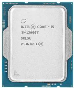 Процессор Intel Core i5-12600T Alder Lake 6C/12T 2.1-4.6GHz (LGA1700, L3 18MB, 7nm, UHD graphics 770 1.45GHz, TDP 74W) OEM