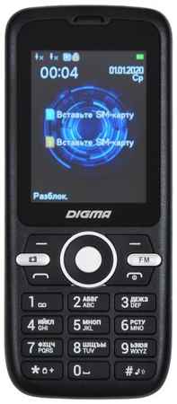 Мобильный телефон Digma B240 Linx LT2058PM 32MB 2Sim 2.44″ 240x320, 0.08Mpix, GSM900/1800, FM, microSD, черный (1148102) 969353286