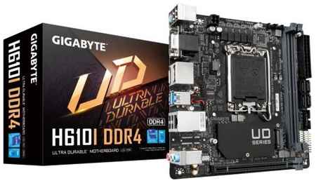 Материнская плата mini-ITX GIGABYTE H610I DDR4 (LGA1700, H610, 2*DDR4(3200), 4*SATA 6G, M.2, PCIE, 7.1CH, Glan, 2*USB 3.2, HDMI/D-Sub/2*DP)