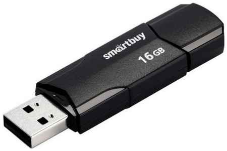 Накопитель USB 2.0 16GB SmartBuy SB16GBCLU-K Clue, чёрный 969354409