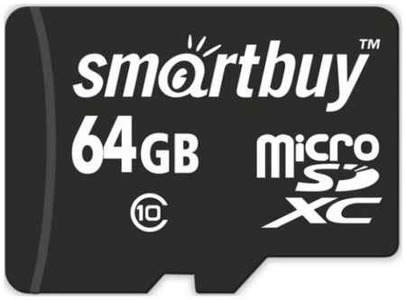 Карта памяти MicroSDXC 64GB SmartBuy SB64GBSDCL10-01LE Class 10 + SD адаптер 969354411