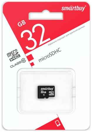 Карта памяти 32GB SmartBuy SB32GBSDCL10-00LE MicroSDHC Class 10 без адаптера 969354425