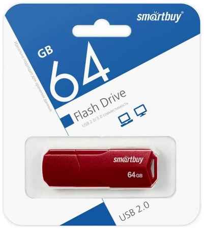 Накопитель USB 2.0 64GB SmartBuy SB64GBCLU-BG Clue, бордовый 969354426