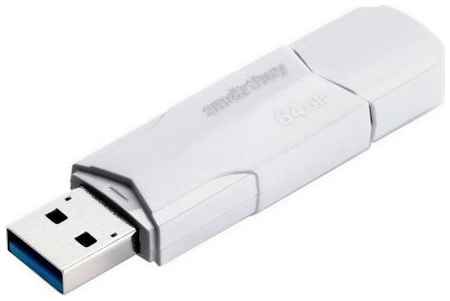 Накопитель USB 2.0 64GB SmartBuy SB64GBCLU-W Clue, белый 969354428